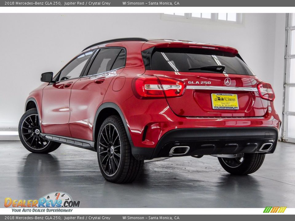 2018 Mercedes-Benz GLA 250 Jupiter Red / Crystal Grey Photo #3