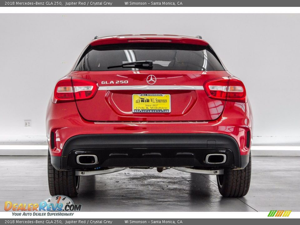 2018 Mercedes-Benz GLA 250 Jupiter Red / Crystal Grey Photo #4