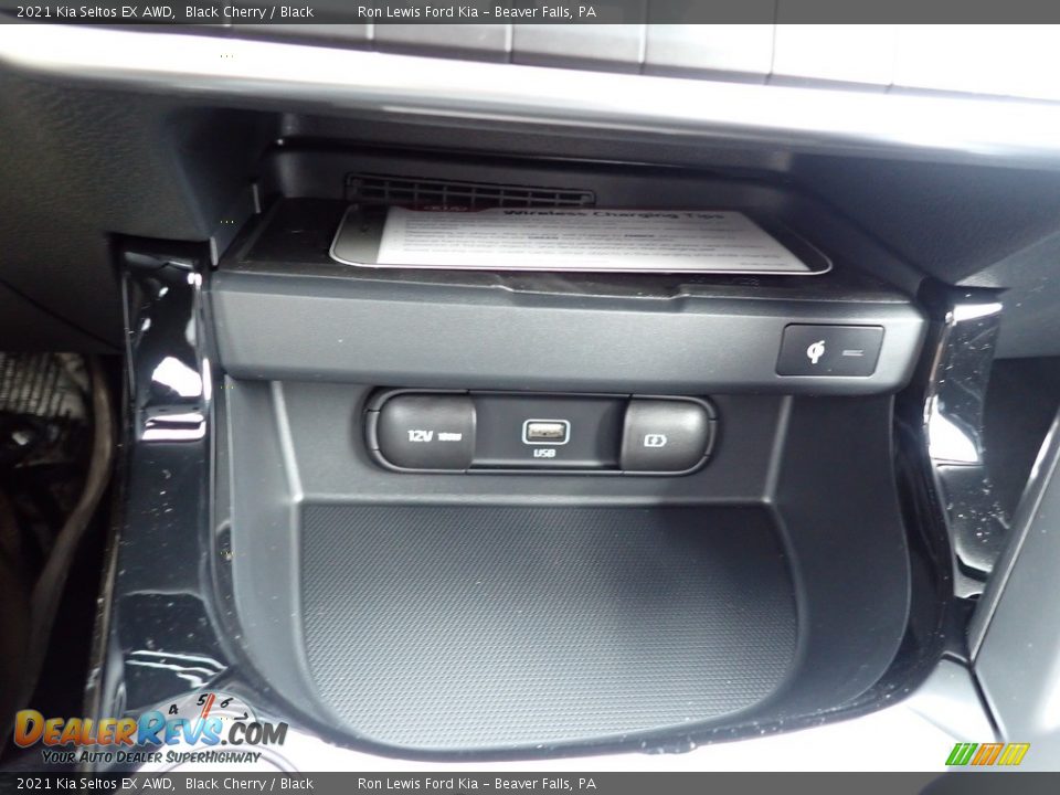 2021 Kia Seltos EX AWD Black Cherry / Black Photo #19