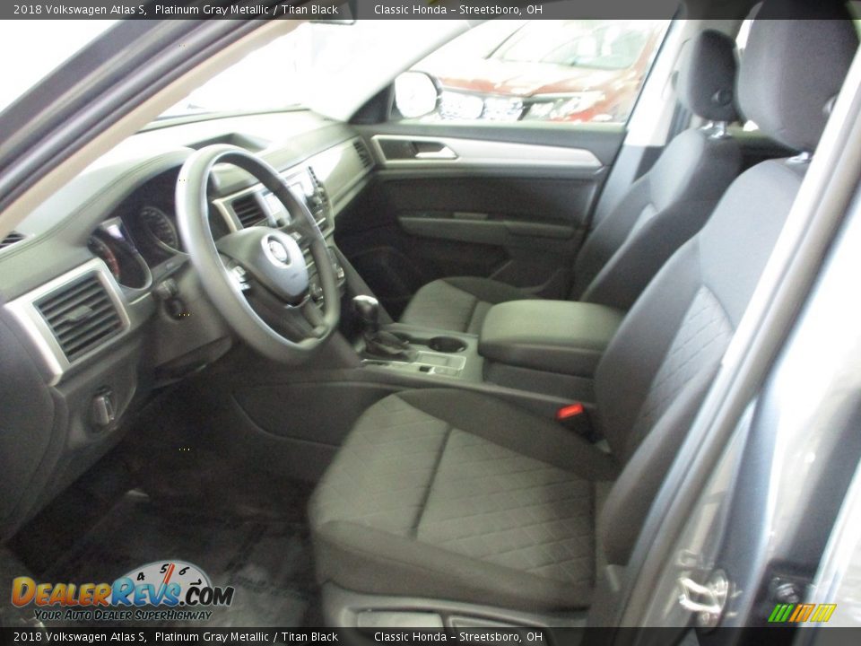 2018 Volkswagen Atlas S Platinum Gray Metallic / Titan Black Photo #28