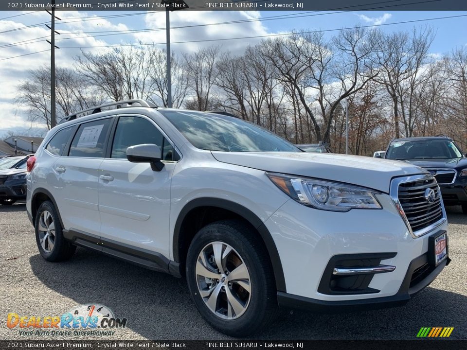 2021 Subaru Ascent Premium Crystal White Pearl / Slate Black Photo #1