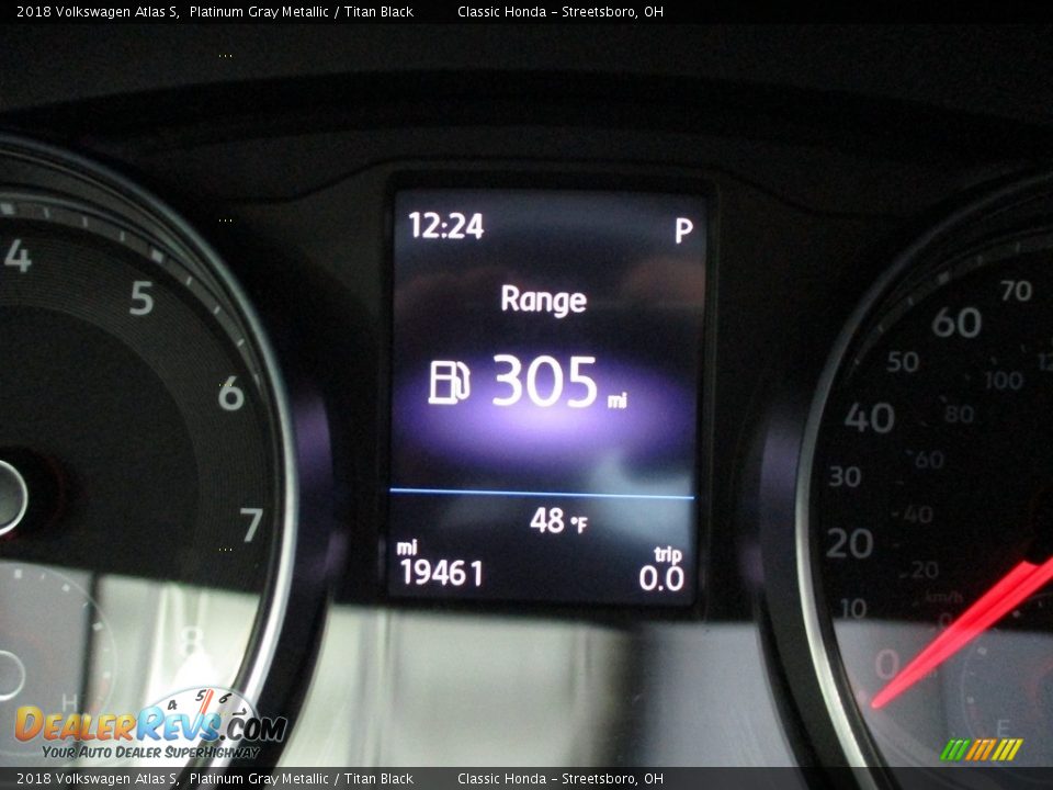 2018 Volkswagen Atlas S Platinum Gray Metallic / Titan Black Photo #32