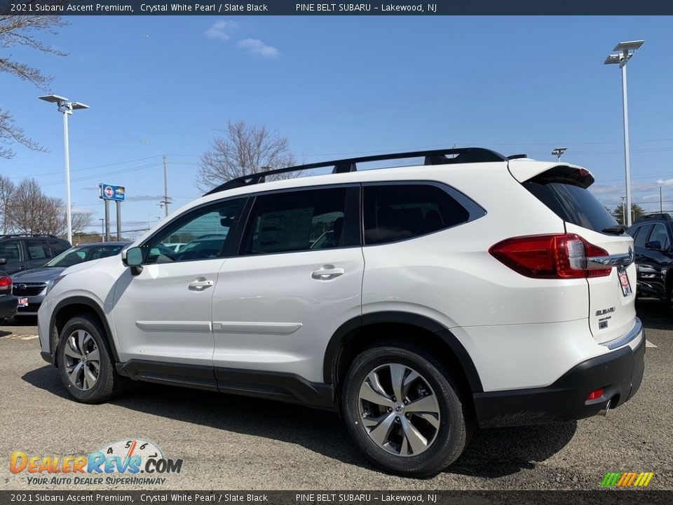 2021 Subaru Ascent Premium Crystal White Pearl / Slate Black Photo #6