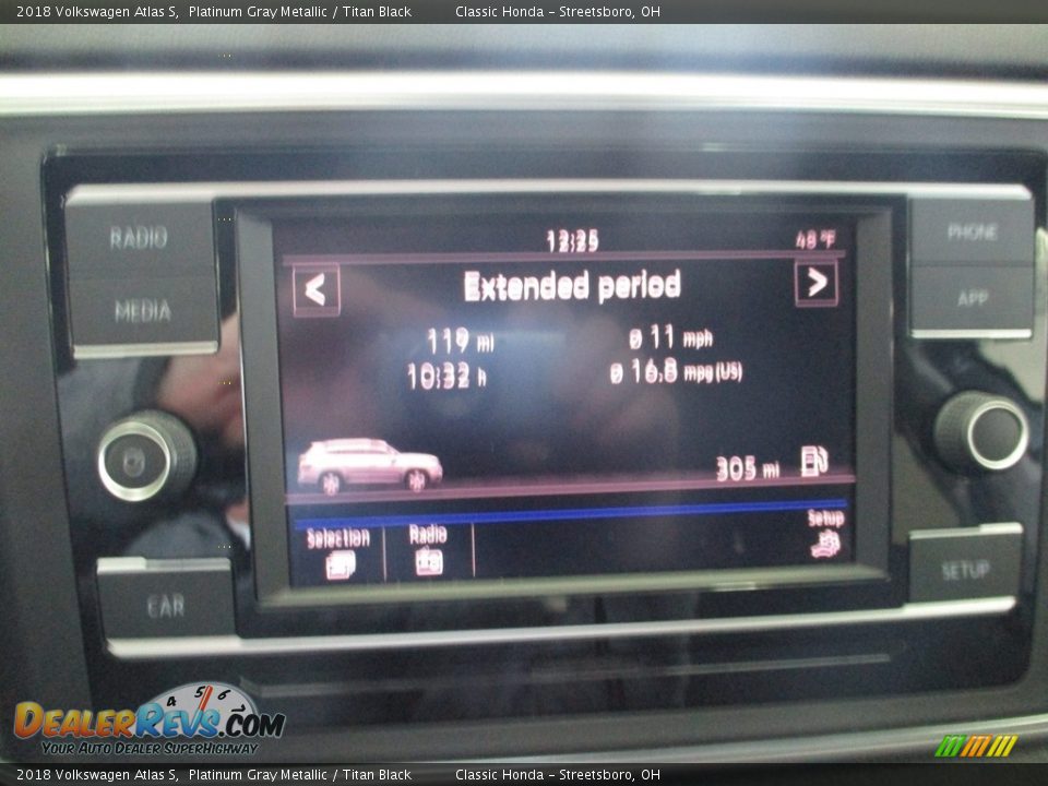 2018 Volkswagen Atlas S Platinum Gray Metallic / Titan Black Photo #36