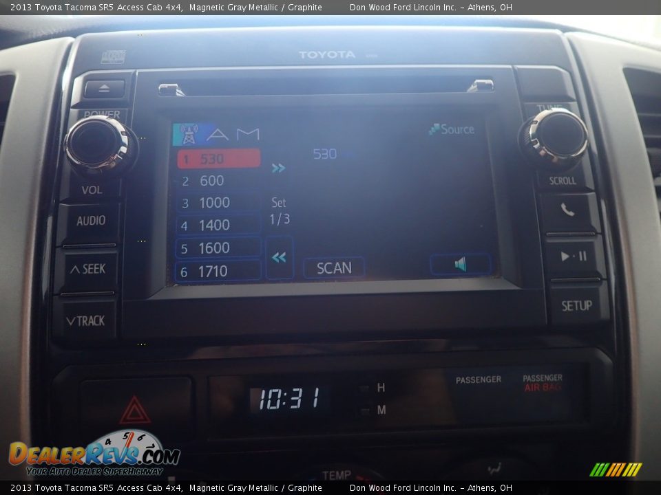 2013 Toyota Tacoma SR5 Access Cab 4x4 Magnetic Gray Metallic / Graphite Photo #24