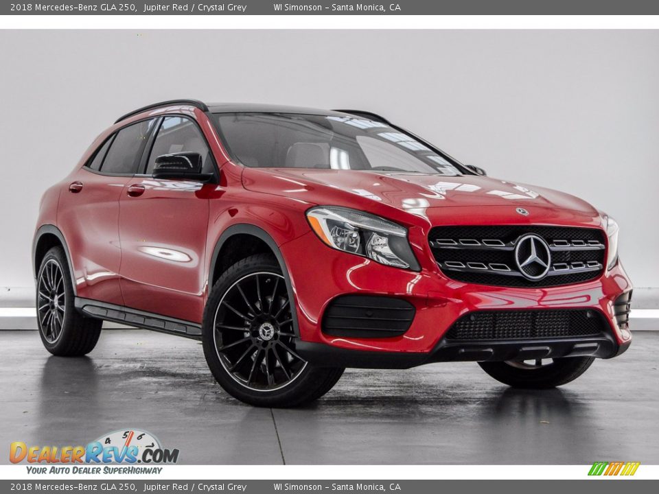 2018 Mercedes-Benz GLA 250 Jupiter Red / Crystal Grey Photo #12