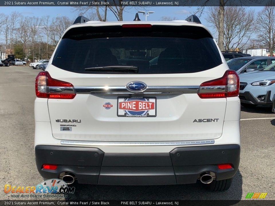 2021 Subaru Ascent Premium Crystal White Pearl / Slate Black Photo #7