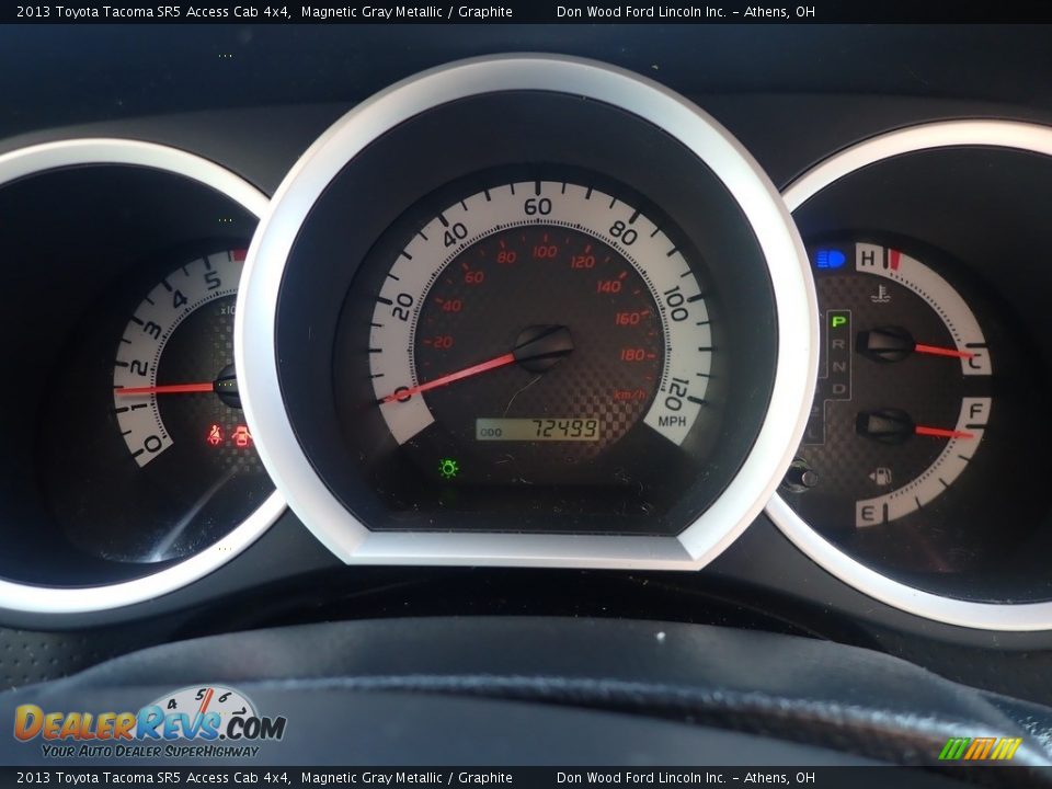 2013 Toyota Tacoma SR5 Access Cab 4x4 Magnetic Gray Metallic / Graphite Photo #26