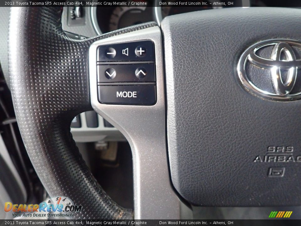 2013 Toyota Tacoma SR5 Access Cab 4x4 Magnetic Gray Metallic / Graphite Photo #27