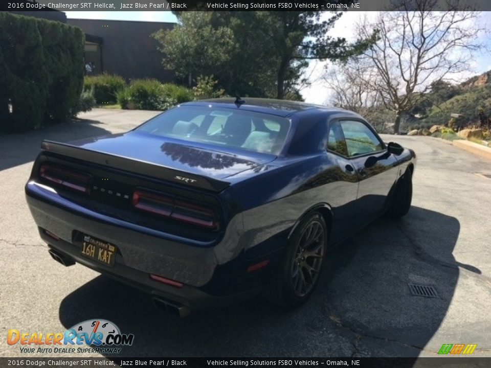 2016 Dodge Challenger SRT Hellcat Jazz Blue Pearl / Black Photo #1