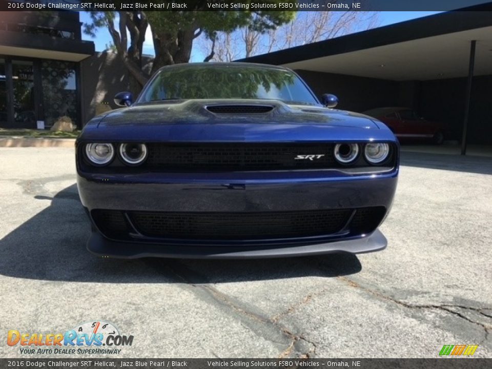 2016 Dodge Challenger SRT Hellcat Jazz Blue Pearl / Black Photo #2