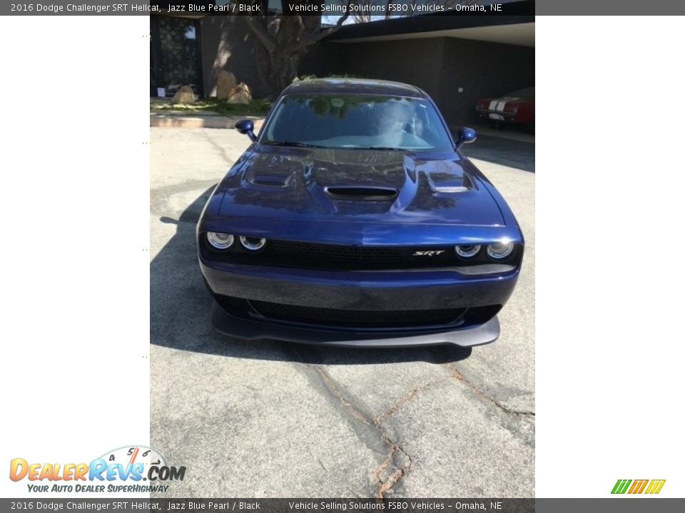 2016 Dodge Challenger SRT Hellcat Jazz Blue Pearl / Black Photo #3