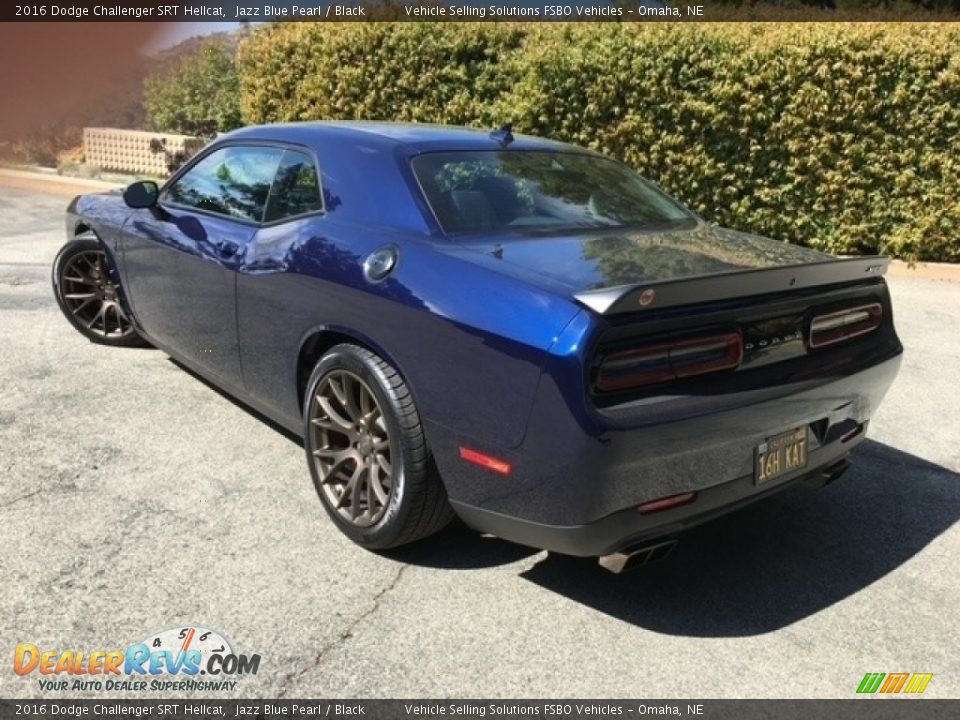 2016 Dodge Challenger SRT Hellcat Jazz Blue Pearl / Black Photo #5