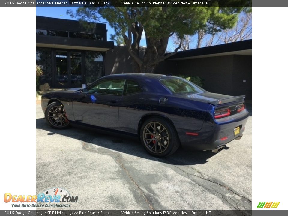 2016 Dodge Challenger SRT Hellcat Jazz Blue Pearl / Black Photo #7