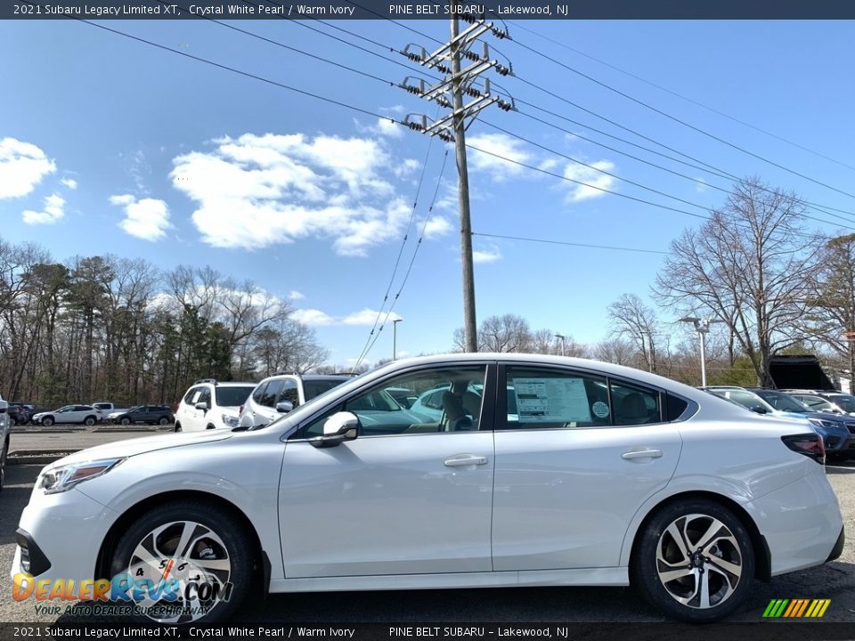 2021 Subaru Legacy Limited XT Crystal White Pearl / Warm Ivory Photo #4