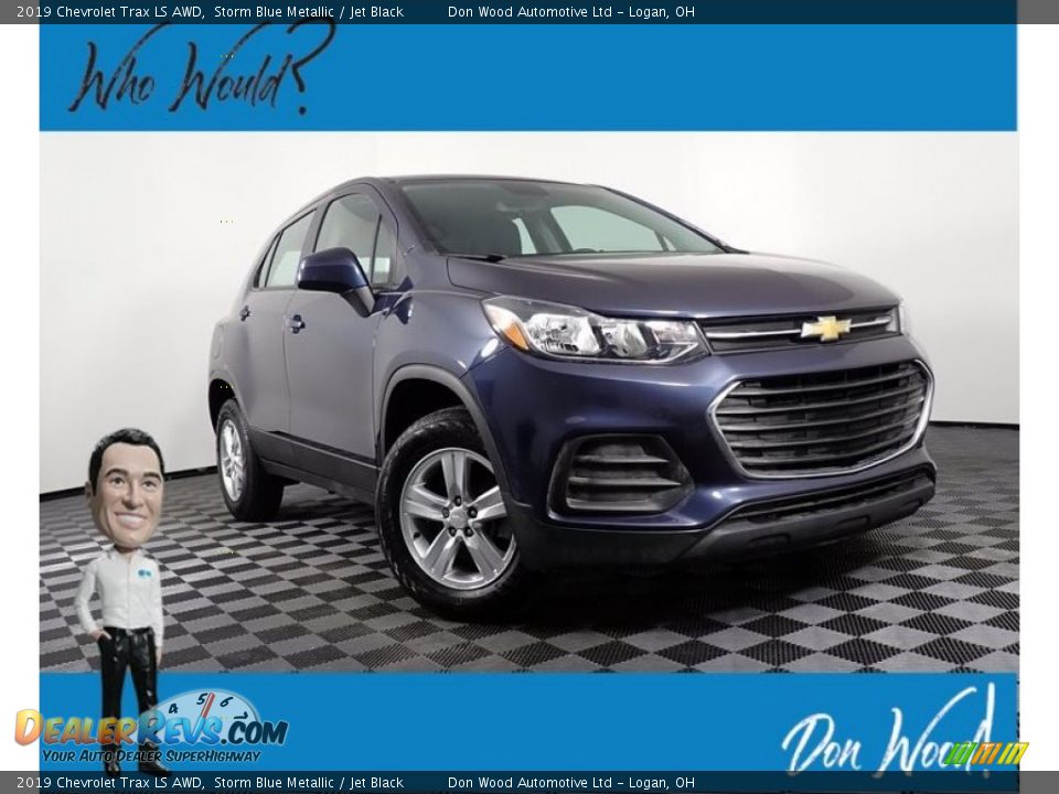 2019 Chevrolet Trax LS AWD Storm Blue Metallic / Jet Black Photo #1