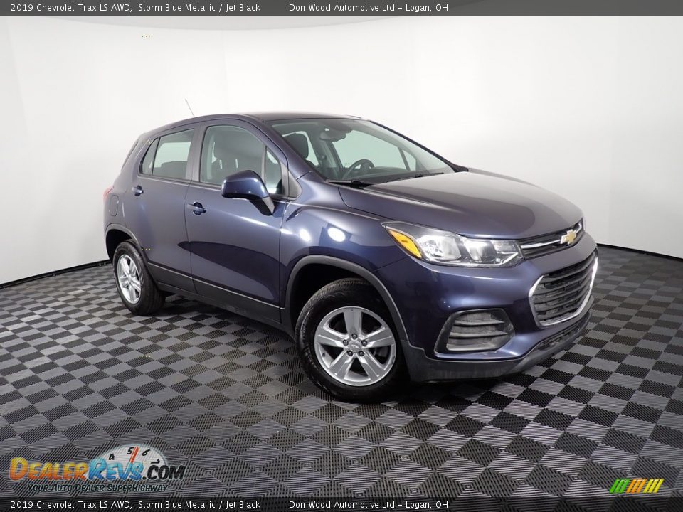 2019 Chevrolet Trax LS AWD Storm Blue Metallic / Jet Black Photo #3