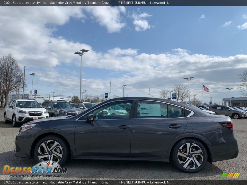 2021 Subaru Legacy Limited Magnetite Gray Metallic / Titanium Gray Photo #4