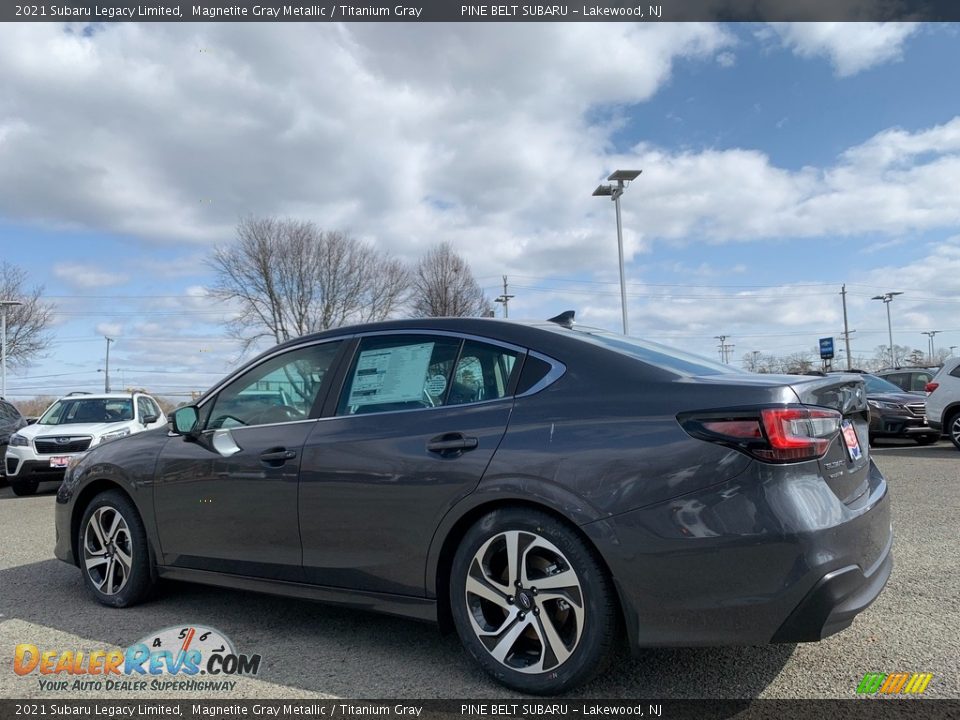 2021 Subaru Legacy Limited Magnetite Gray Metallic / Titanium Gray Photo #6