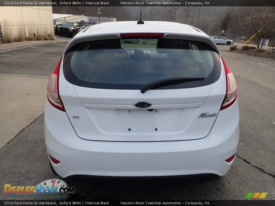 2019 Ford Fiesta SE Hatchback Oxford White / Charcoal Black Photo #3