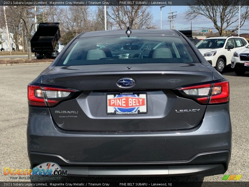 2021 Subaru Legacy Limited Magnetite Gray Metallic / Titanium Gray Photo #7