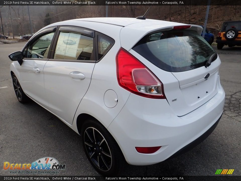 2019 Ford Fiesta SE Hatchback Oxford White / Charcoal Black Photo #5