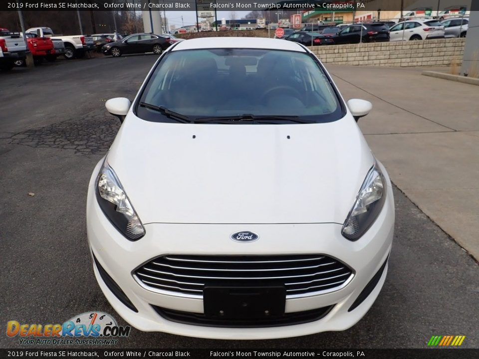 2019 Ford Fiesta SE Hatchback Oxford White / Charcoal Black Photo #8