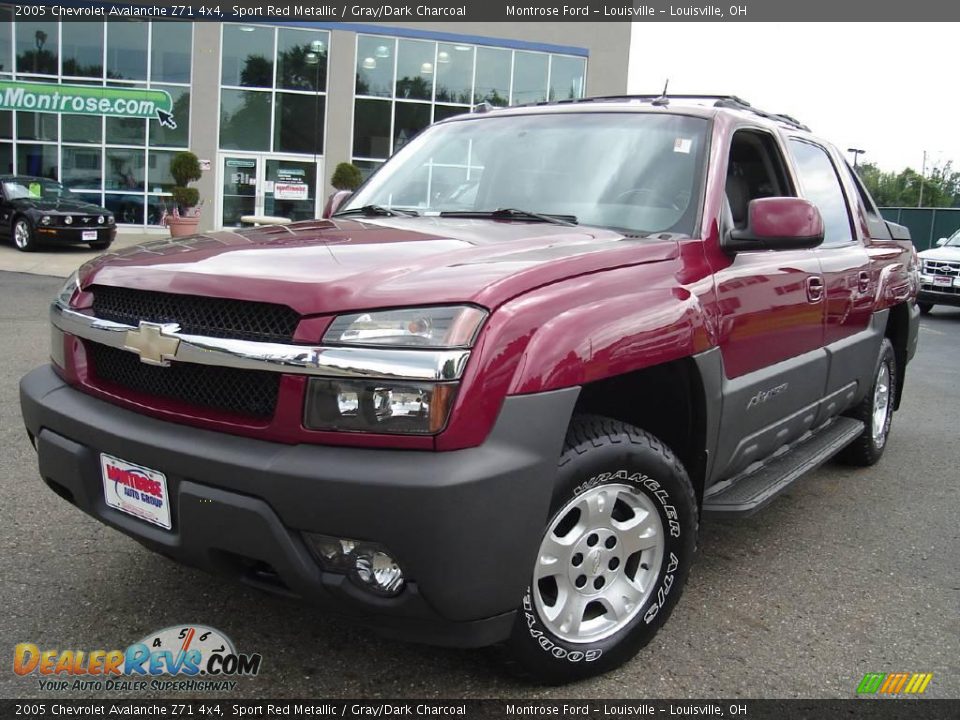 2005 Chevrolet Avalanche Z71 4x4 Sport Red Metallic / Gray/Dark Charcoal Photo #1