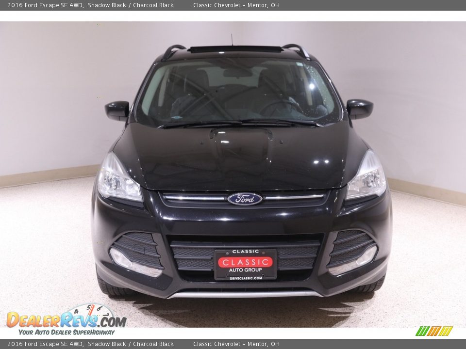 2016 Ford Escape SE 4WD Shadow Black / Charcoal Black Photo #2