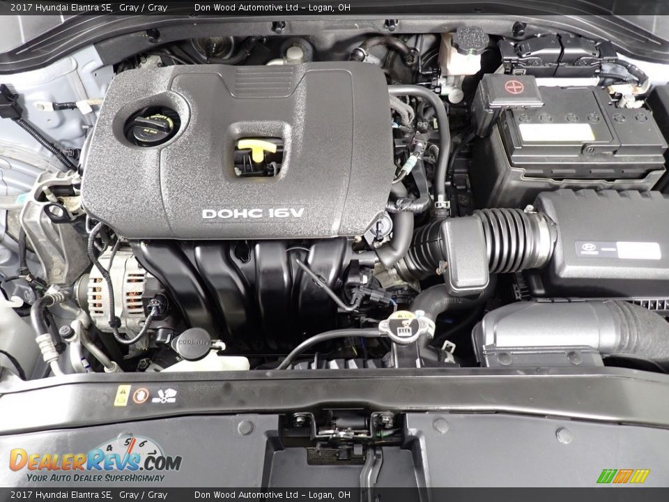 2017 Hyundai Elantra SE Gray / Gray Photo #7