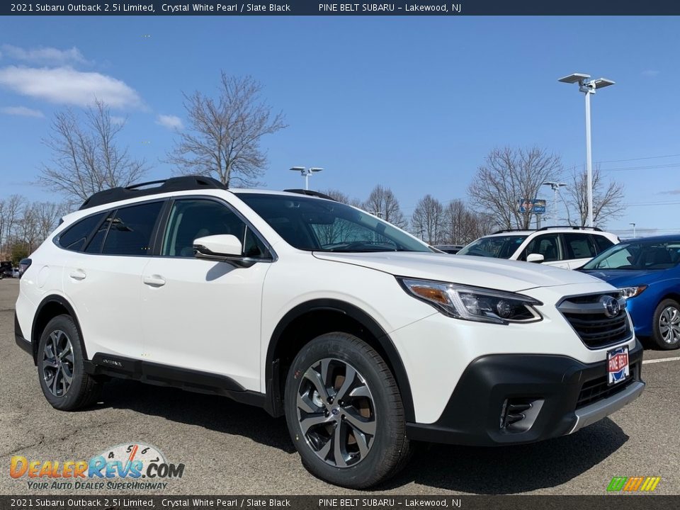 2021 Subaru Outback 2.5i Limited Crystal White Pearl / Slate Black Photo #1