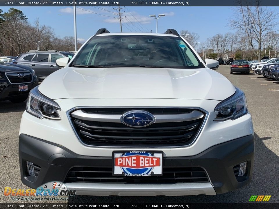 2021 Subaru Outback 2.5i Limited Crystal White Pearl / Slate Black Photo #3