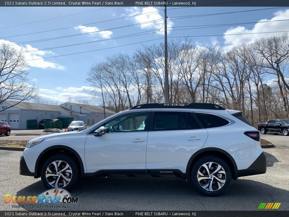 2021 Subaru Outback 2.5i Limited Crystal White Pearl / Slate Black Photo #4