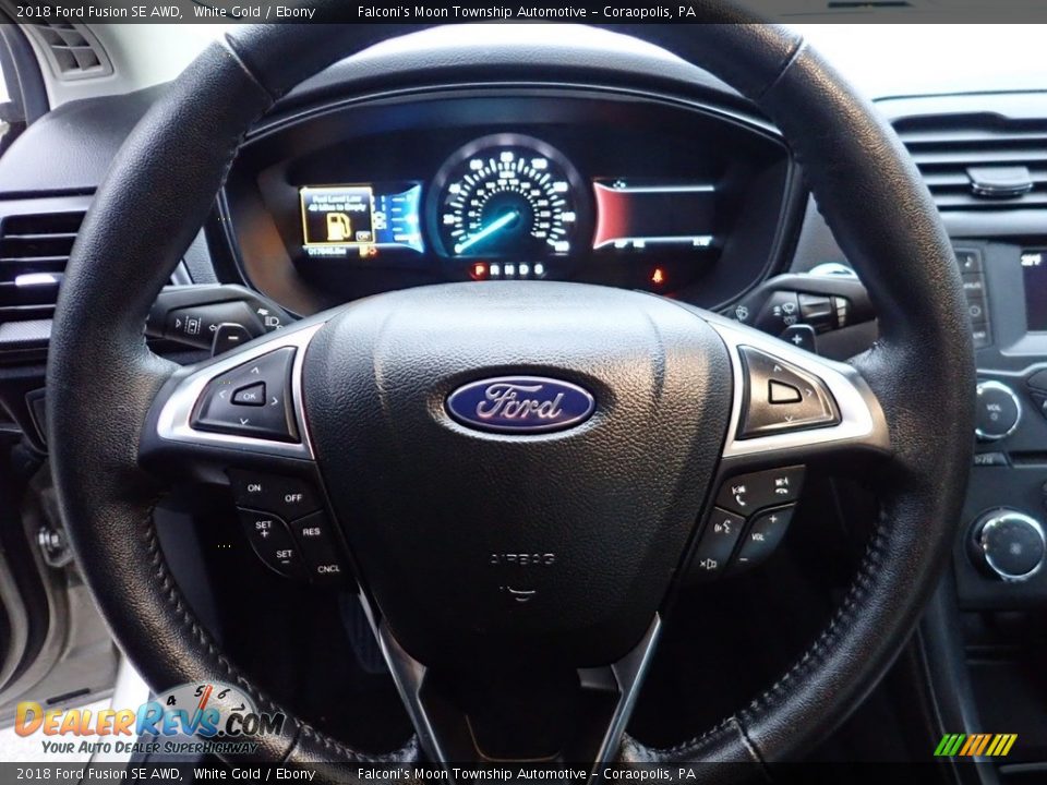 2018 Ford Fusion SE AWD Steering Wheel Photo #21
