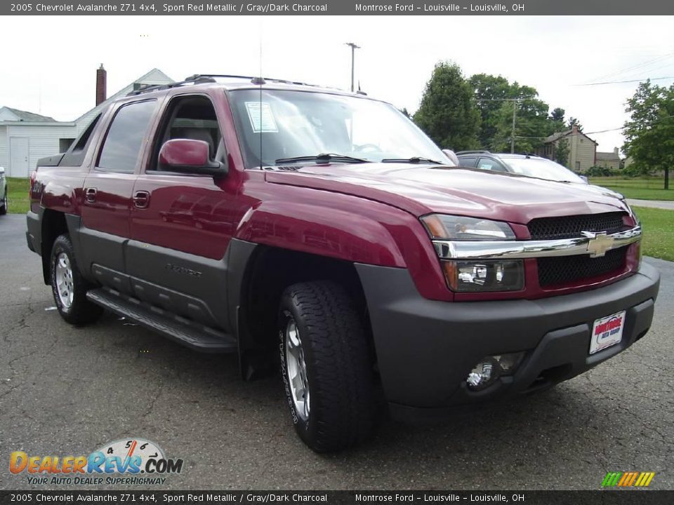 2005 Chevrolet Avalanche Z71 4x4 Sport Red Metallic / Gray/Dark Charcoal Photo #7