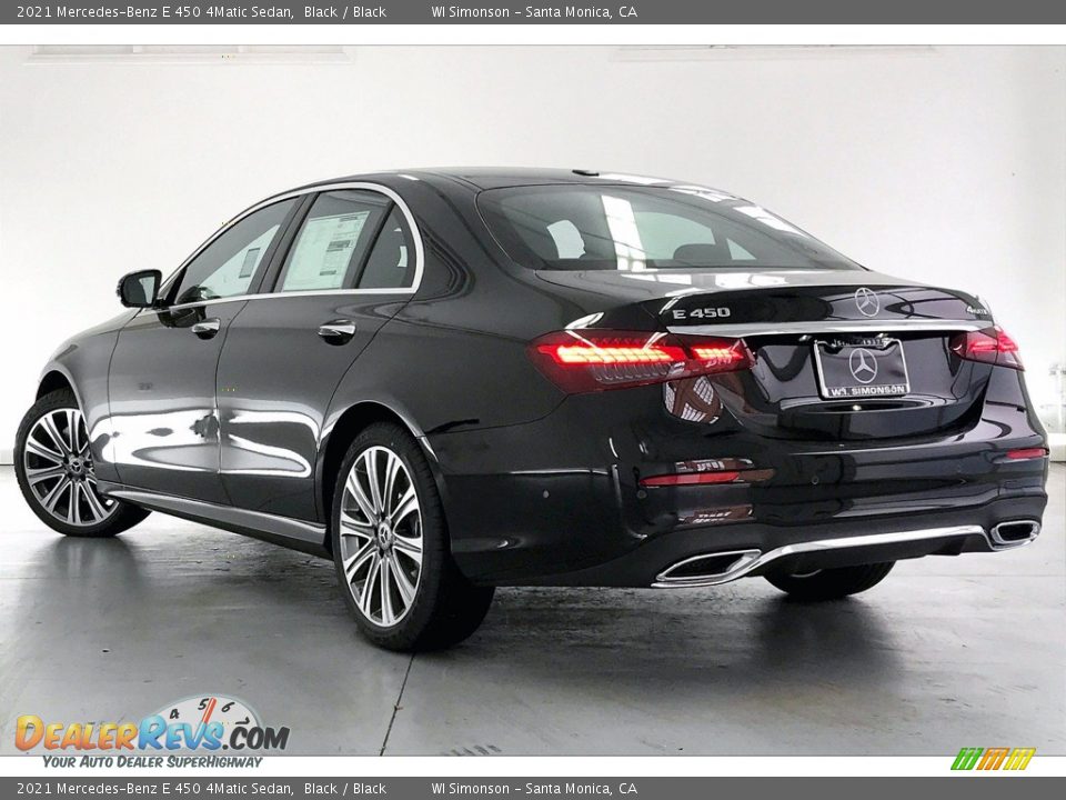 2021 Mercedes-Benz E 450 4Matic Sedan Black / Black Photo #2