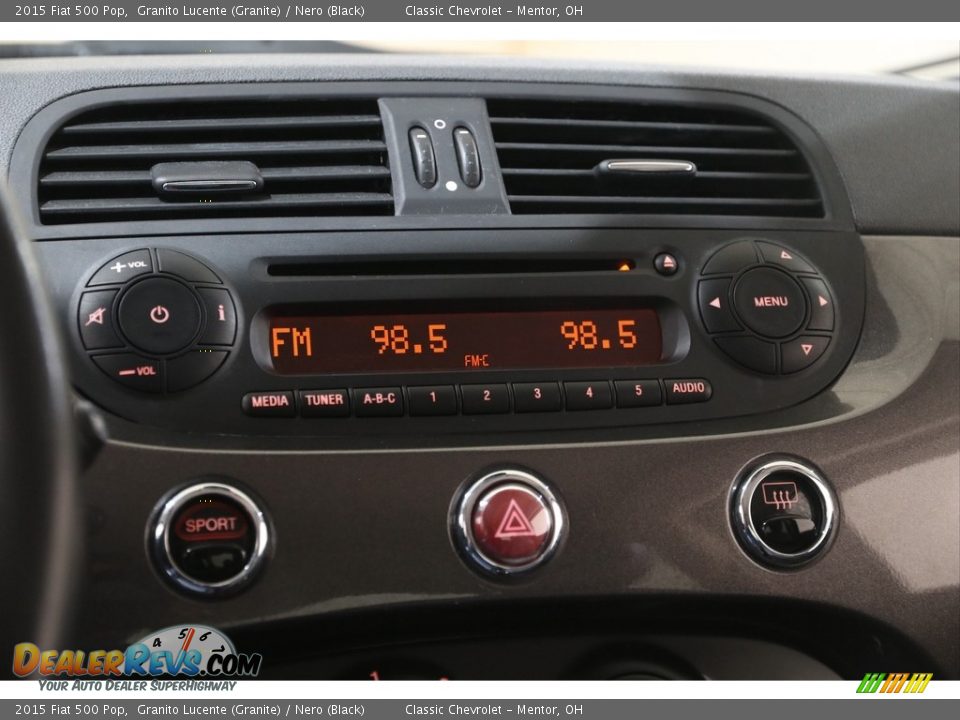 Audio System of 2015 Fiat 500 Pop Photo #10