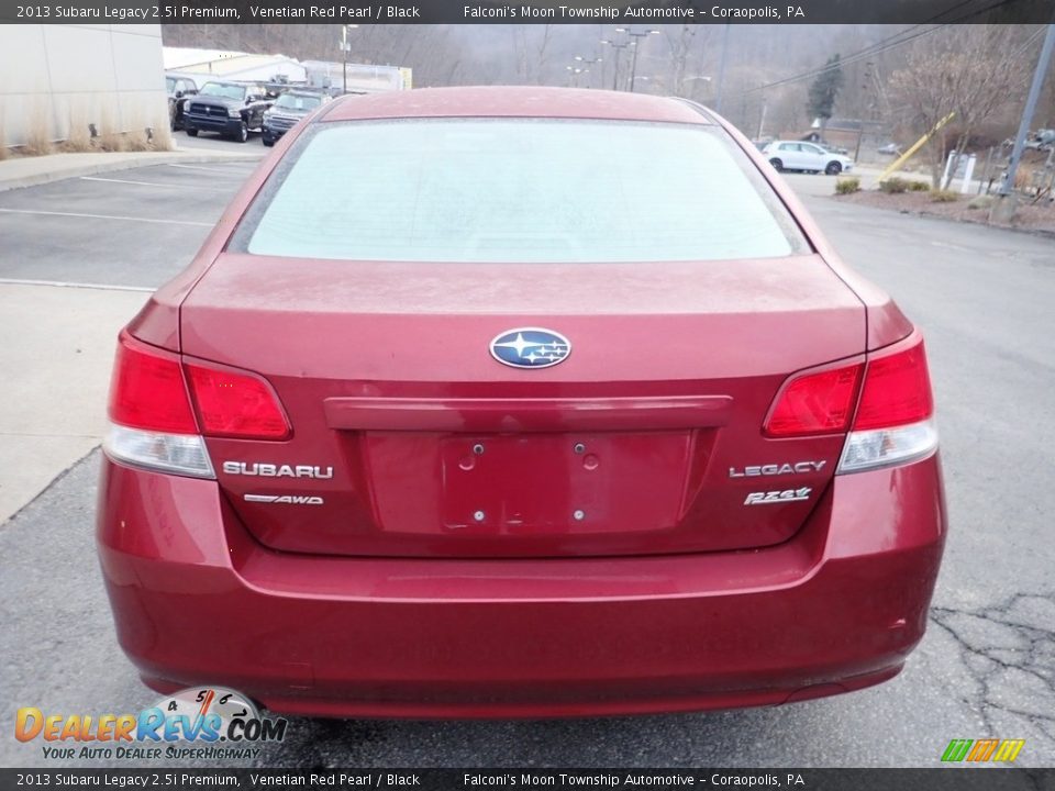 2013 Subaru Legacy 2.5i Premium Venetian Red Pearl / Black Photo #3