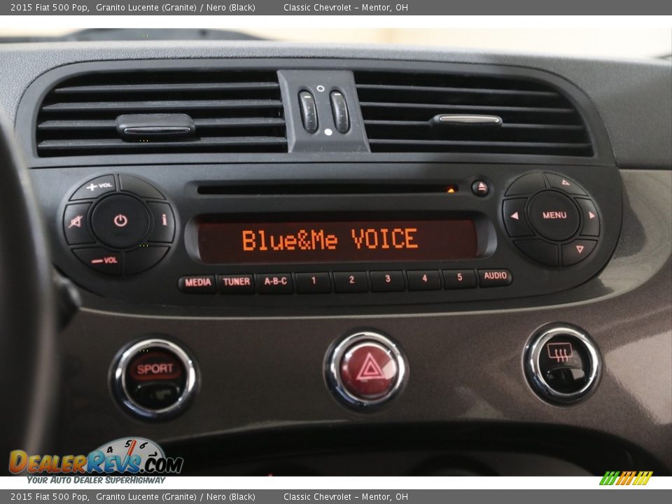 Audio System of 2015 Fiat 500 Pop Photo #11