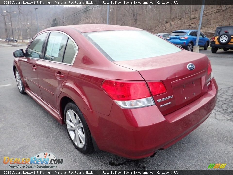 2013 Subaru Legacy 2.5i Premium Venetian Red Pearl / Black Photo #4