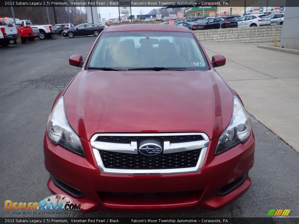 2013 Subaru Legacy 2.5i Premium Venetian Red Pearl / Black Photo #7