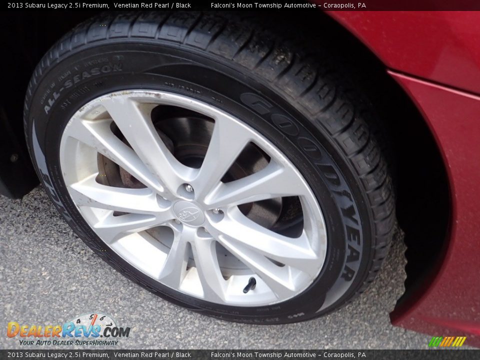 2013 Subaru Legacy 2.5i Premium Venetian Red Pearl / Black Photo #9