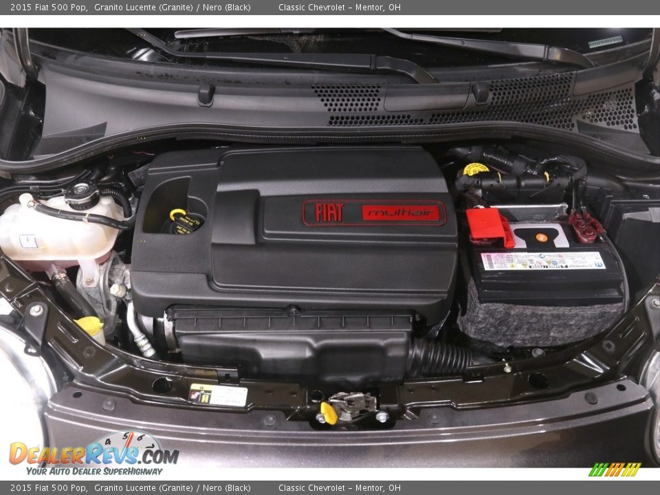 2015 Fiat 500 Pop 1.4 Liter SOHC 16-Valve MultiAir 4 Cylinder Engine Photo #18