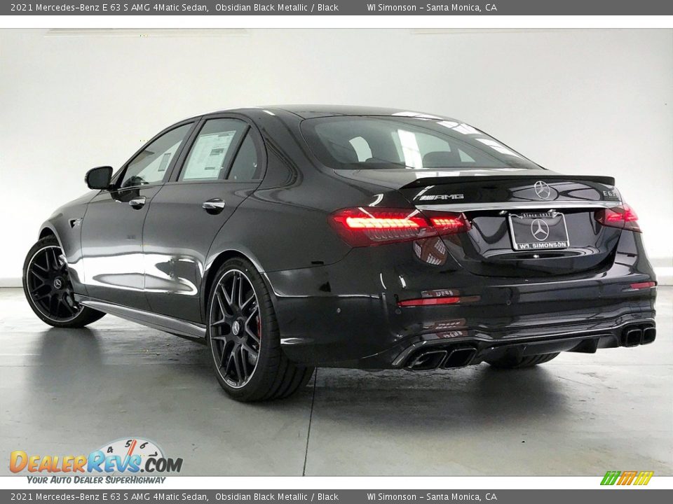 2021 Mercedes-Benz E 63 S AMG 4Matic Sedan Obsidian Black Metallic / Black Photo #2