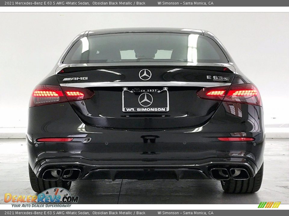 2021 Mercedes-Benz E 63 S AMG 4Matic Sedan Obsidian Black Metallic / Black Photo #3