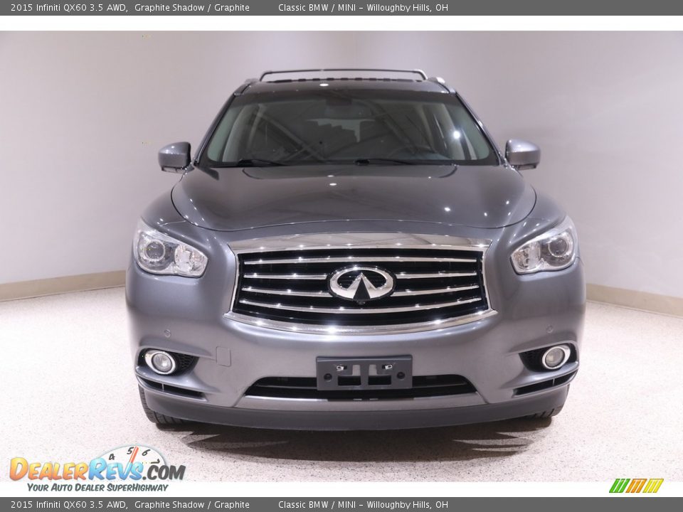 2015 Infiniti QX60 3.5 AWD Graphite Shadow / Graphite Photo #2