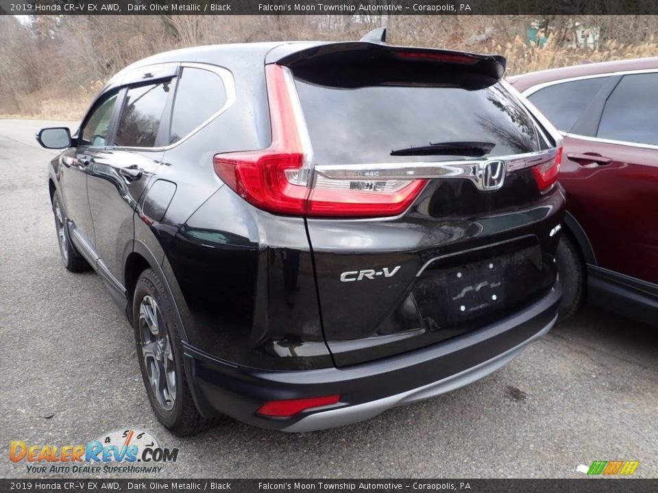 2019 Honda CR-V EX AWD Dark Olive Metallic / Black Photo #2