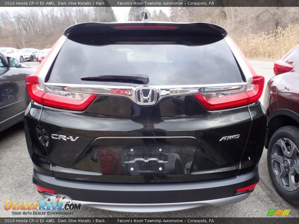 2019 Honda CR-V EX AWD Dark Olive Metallic / Black Photo #3