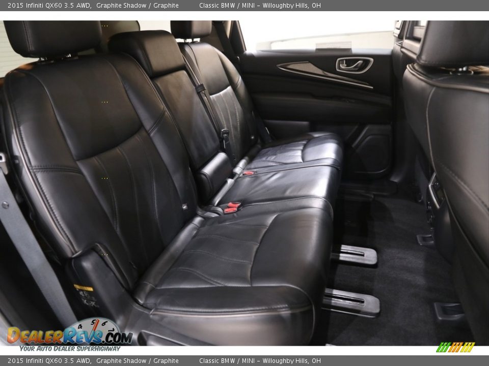 2015 Infiniti QX60 3.5 AWD Graphite Shadow / Graphite Photo #20