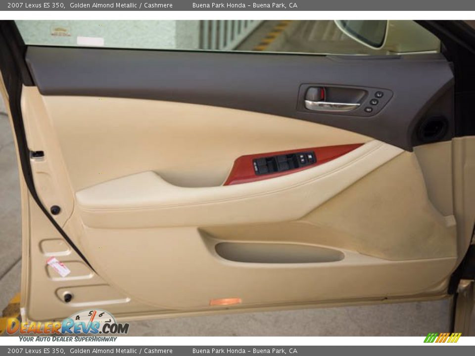 2007 Lexus ES 350 Golden Almond Metallic / Cashmere Photo #26